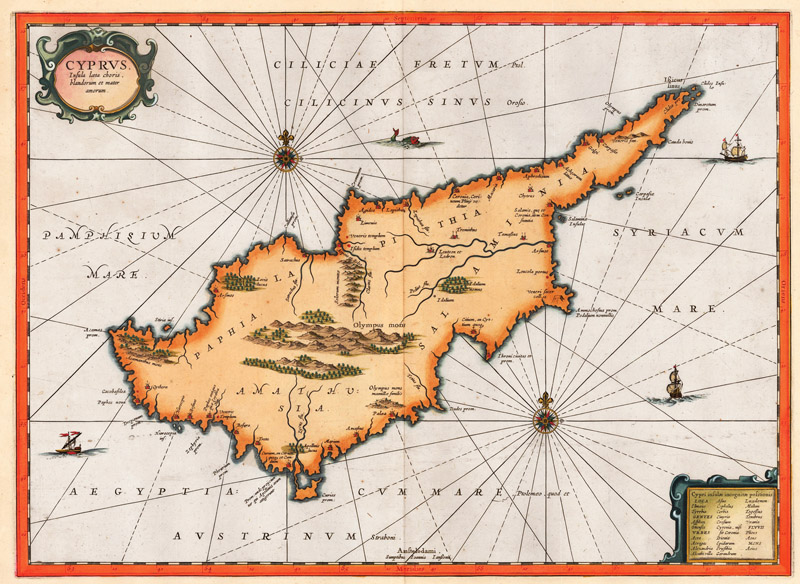 Cyprus 1653 Janssonius